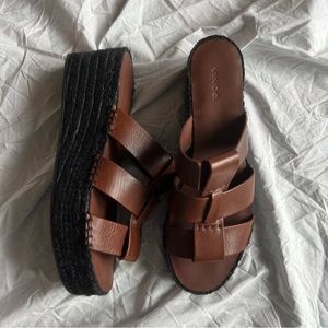Vince Slip-In Platform Sandals